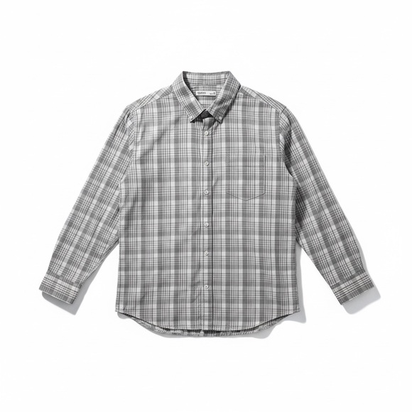 sonma Other - Classic Gray Checkered Men's Shirt